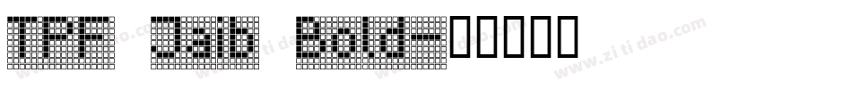 TPF Jaib Bold字体转换